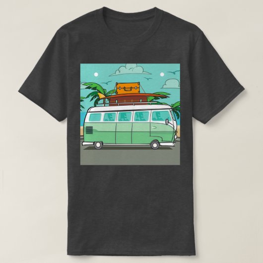 Vintager Sommer T T-Shirt (Design vorne)