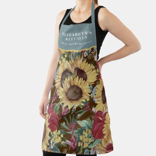 Vintager Sommer tropisch Schürze (InSitu)