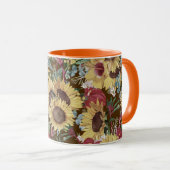 Vintager Sommer tropisch Tasse (VorderseiteRechts)