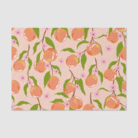 Vintager Sommerpfirsich Frucht Boho Paare Dusche
