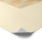 Vintager Sommerwanderweg Paris Poster (Ecke)