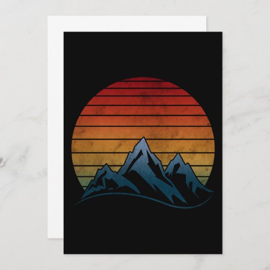 Vintager SONNENBERG Einladung (Vorne/Hinten)