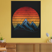 Vintager SONNENBERG Leinwanddruck (Insitu (Wohnzimmer))