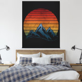 Vintager SONNENBERG Leinwanddruck (Insitu (Schlafzimmer))