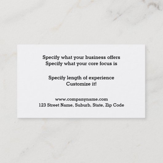 Vintager Sonnenbrillerahmen der Optometrikeroptik Visitenkarte (Rückseite)