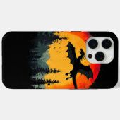 Vintager Sonnenschutzdrache Case-Mate iPhone Hülle (Rückseite (Horizontal))