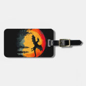 Vintager Sonnenschutzdrache Gepäckanhänger (Vorderseite horizontal)