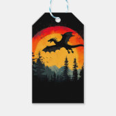 Vintager Sonnenschutzdrache Geschenkanhänger (Vorderseite)