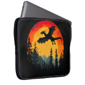 Vintager Sonnenschutzdrache Laptopschutzhülle (Vorne Rechts)