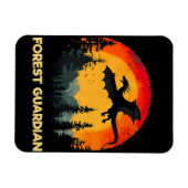 Vintager Sonnenschutzdrache Magnet (Horizontal)