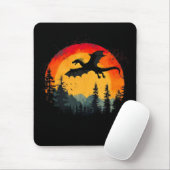 Vintager Sonnenschutzdrache Mousepad (Mit Mouse)
