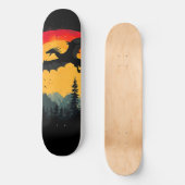 Vintager Sonnenschutzdrache Skateboard (Vorderseite)