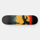 Vintager Sonnenschutzdrache Skateboard (Horizontal)