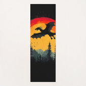 Vintager Sonnenschutzdrache Yogamatte (Vorderseite)