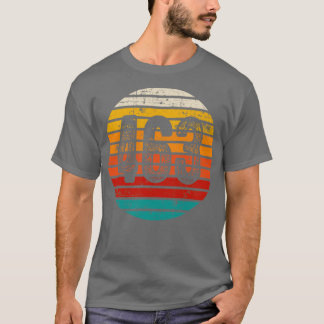 Vintager Sonnenuntergang 463 Bereichscode T-Shirt