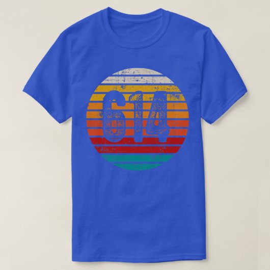 Vintager Sonnenuntergang 614-Flächencode T-Shirt (Design vorne)