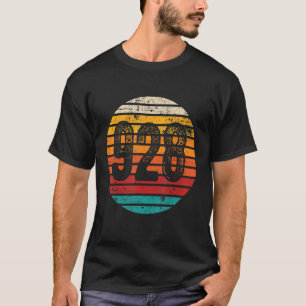 Vintager Sonnenuntergang 928-Bereichscode T-Shirt
