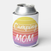 Vintager Sonnenuntergang Camping Mama Dosenkühler (Kanne Vorderseite)