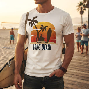 Vintager Sonnenuntergang in Kalifornien T-Shirt