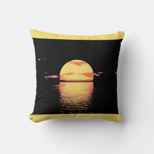Vintager Sonnenuntergang - Kissen
