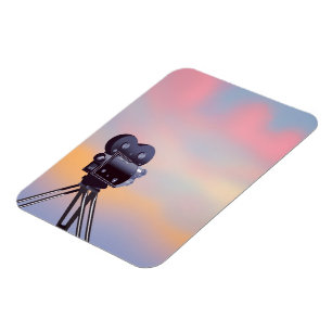 Vintager Sonnenuntergang Magnet