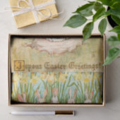 Vintager Sonnenuntergang mit Kindergarten Seidenpapier (Geschenk)