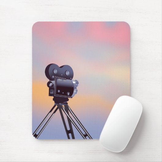 Vintager Sonnenuntergang Mousepad (Mit Mouse)