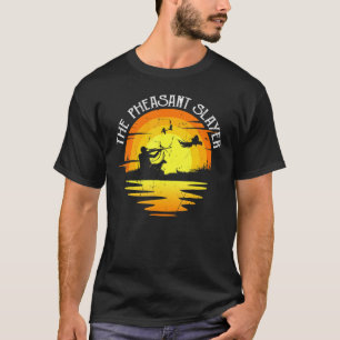Vintager Sonnenuntergang Retro Stil Fasant Jagd Ph T-Shirt