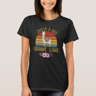 Vintager Sonnenuntergang Sie ist eine schlechte Mu T-Shirt