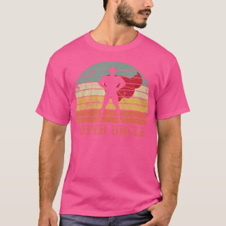 Vintager Sonnenuntergang Super Onkel Geschenke - O T-Shirt