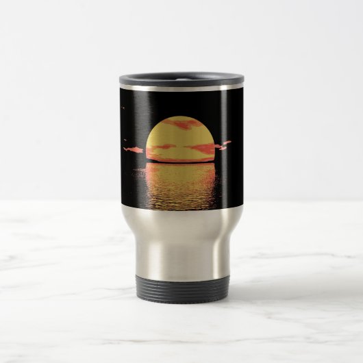 Vintager Sonnenuntergang - Tasse (Mittel)
