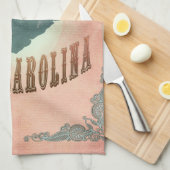 Vintager South- Küchentuch (Viertel Falte)