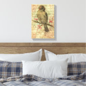 Vintager Sparrow Leinwanddruck (Insitu (Schlafzimmer))