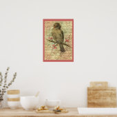 Vintager Sparrow Poster (Küche)