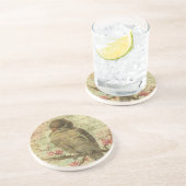 Vintager Sparrow Untersetzer (Seite)