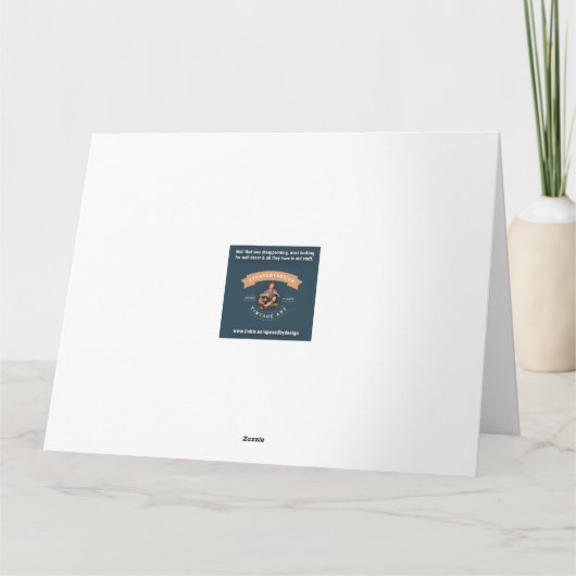 Vintager Spaß am Strand Karte (Rückseite)