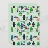 Vintager Spaß Außenweltraumrobot Feiertagskarte (Vorne/Hinten)