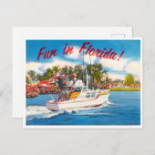Vintager Spaß in Florida Postkarte (Vorne/Hinten)