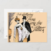 Vintager Spaß Postkarte (Vorne/Hinten)