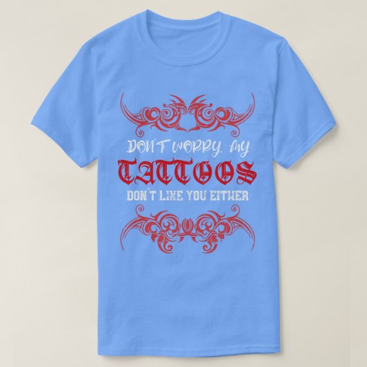 Vintager Spaß Tattoo Design T-Shirt (Design vorne)