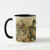 Vintager Spaß, Viktorianische Bräutigatzen in Henn Tasse (Links)