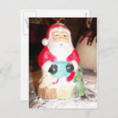 Vintager Spaß Weihnachten mit Schneekunst (Vorne/Hinten)