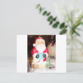 Vintager Spaß Weihnachten mit Schneekunst (Stehend Vorderseite)