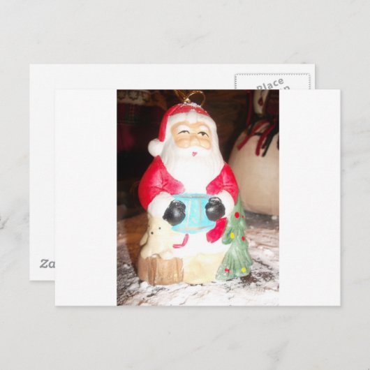 Vintager Spaß Weihnachten mit Schneekunst (Vorne/Hinten)