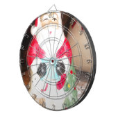 Vintager Spaß Weihnachten mit Schneekunst Dartscheibe (Vorderseite rechts)