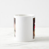 Vintager Spaß Weihnachten mit Schneekunst Kaffeetasse (Mittel)