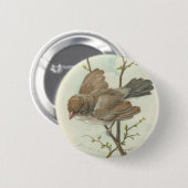 Vintager Spatz Button (Vorne & Hinten)