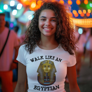 Vintager SPAZIERGANG WIE ÄGYPTISCHE T - SHIRT der