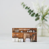 Vintager Speicher/backen Visitenkarte (Stehend Vorderseite)
