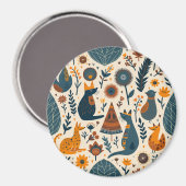 Vintager Spiegel Magnet (Vorderseite/Rückseite)